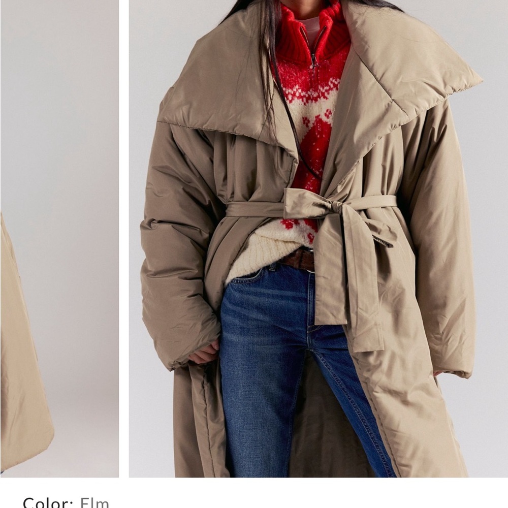 Norma Kamali coat NWT in elm M/L